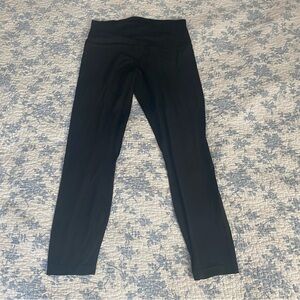 Lululemon Align Ribbed High-Rise Pant Legging 25” Black Size 10